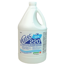 Vestec 220 Concentrated No Rinse Quat Sanitizer