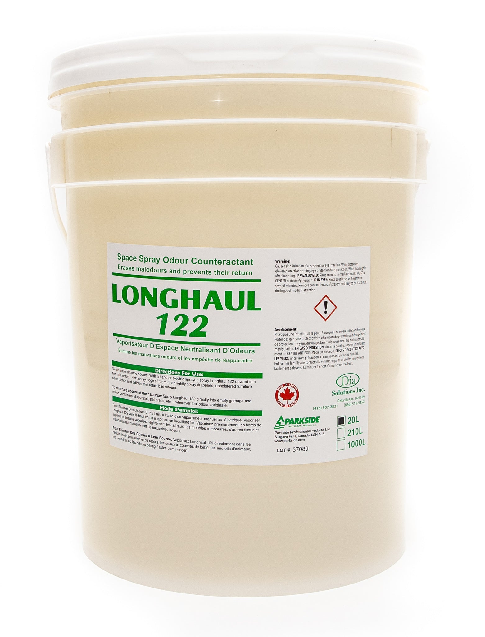 Longhaul 122 - Space Spray Odour Counteractant